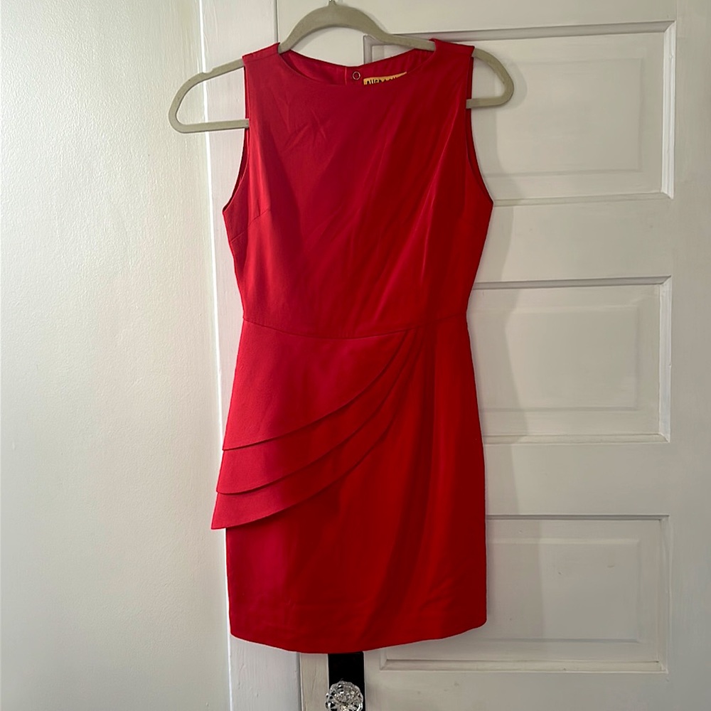Alice + Olivia red mini dress